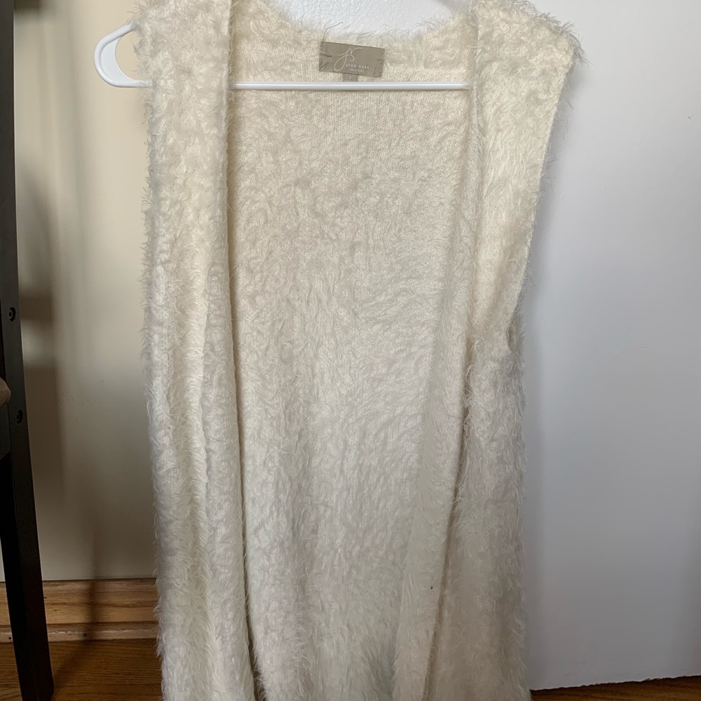 Cream Fur Vest
